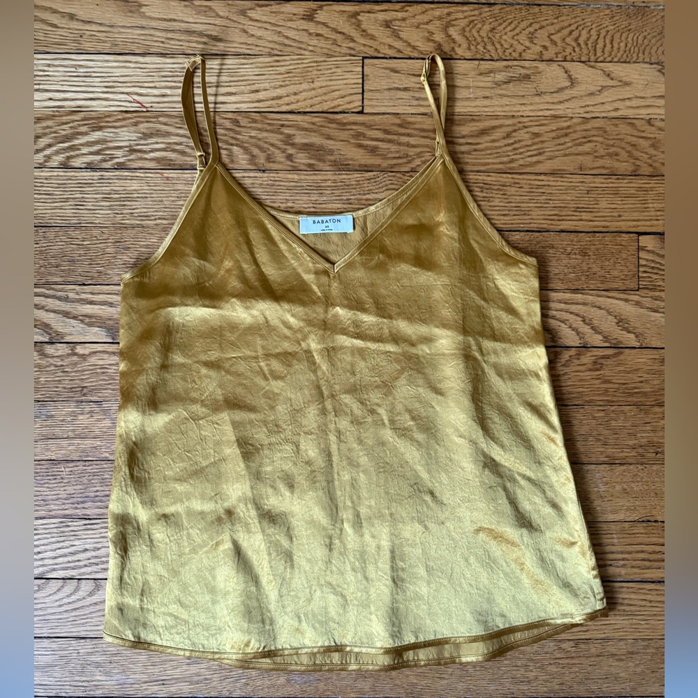 Babaton Gold Camisole Top - Size XS